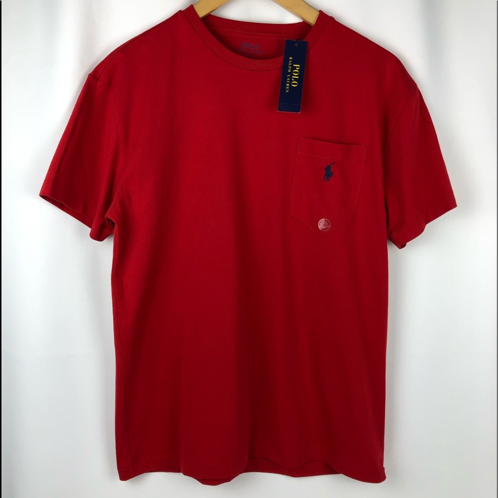 Polo Ralph Lauren Red Classic Tee - Size Small